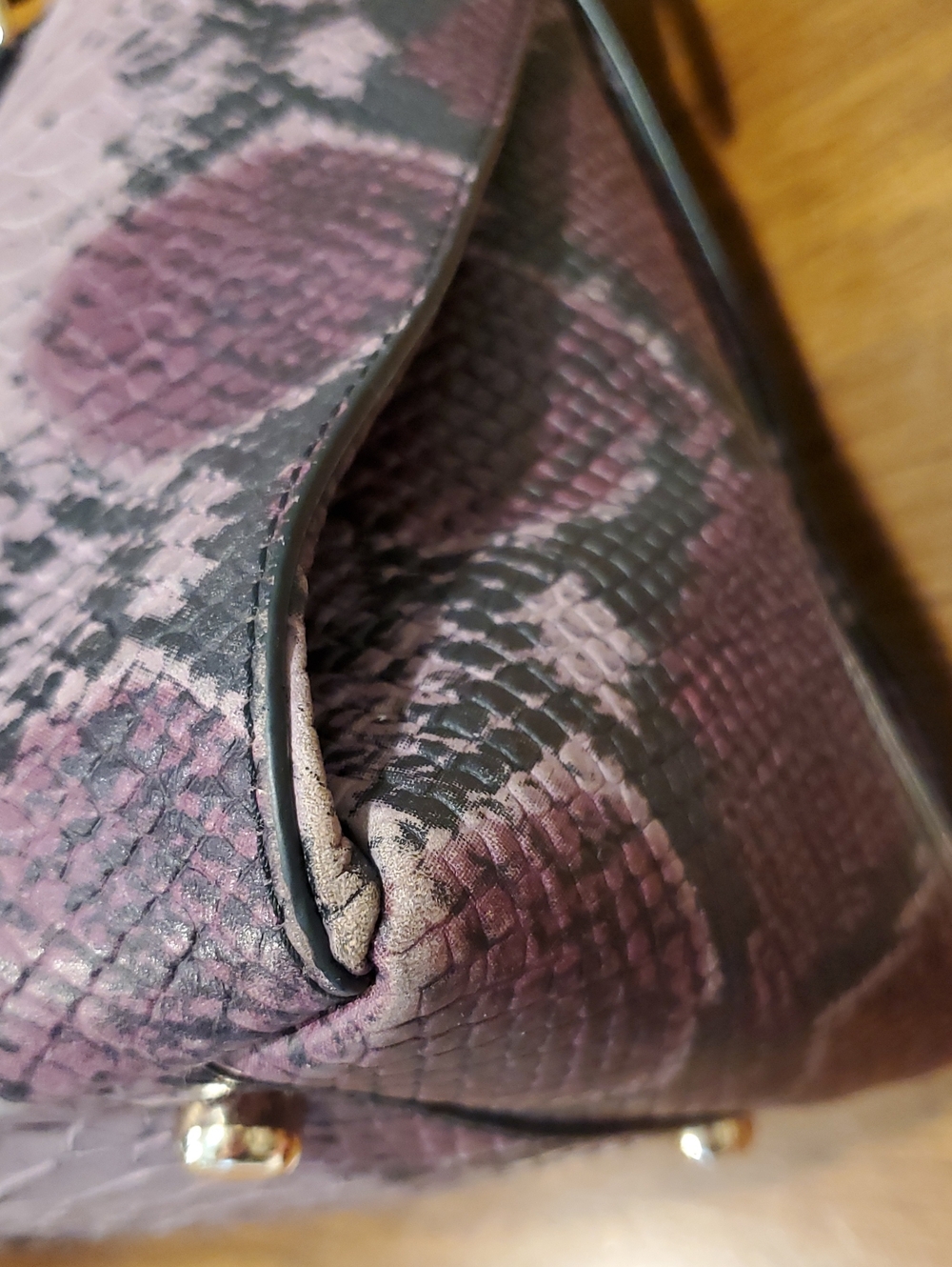 Coach Python Embossed Morgan Satchel - Picture 15 of 16